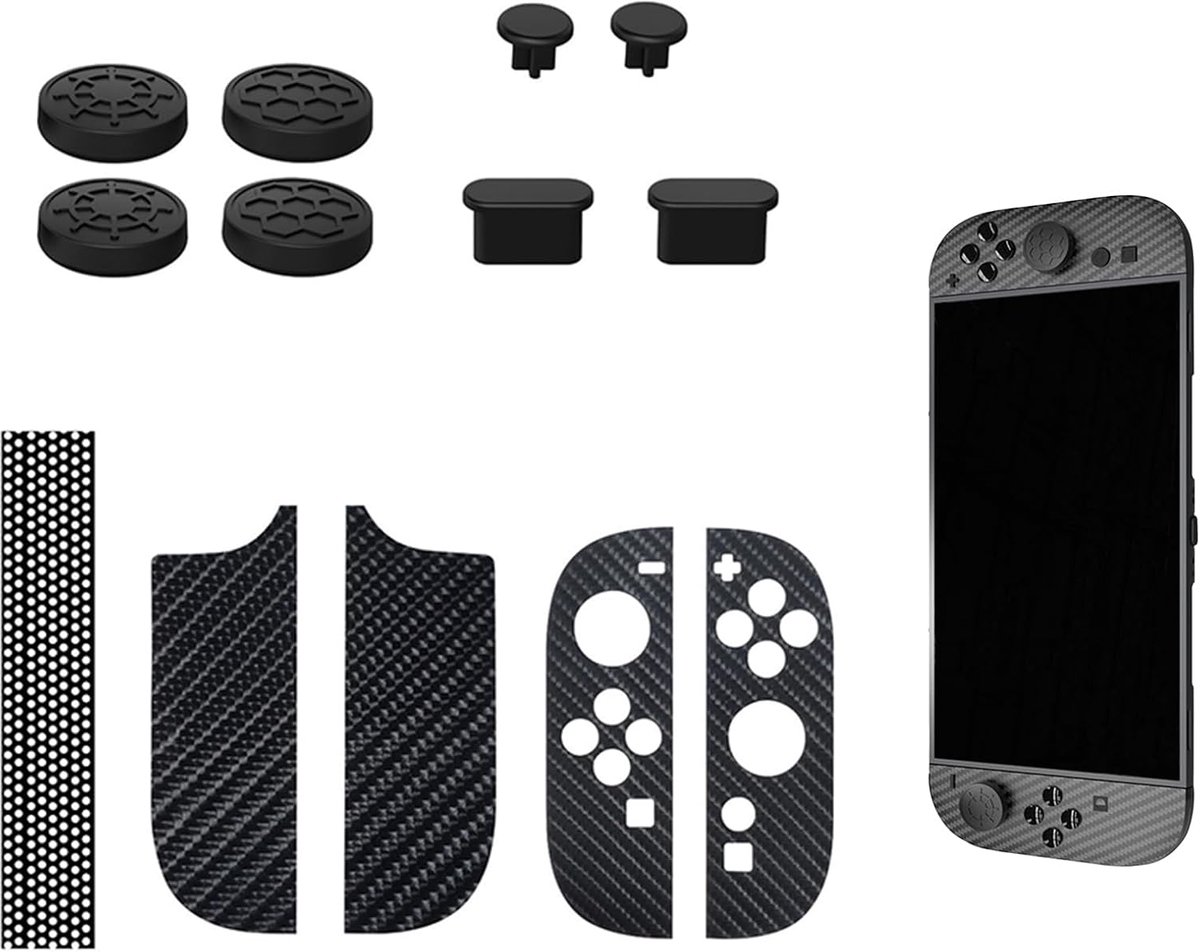 Grip Sticker Skin voor Switch 2 - Siliconen Tumbler Caps - Compleet Stofbescherming - Ideaal voor Gamers - ShopVlot