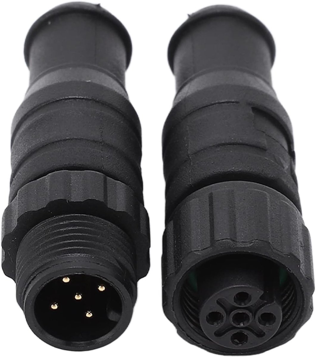 NMEA 2000 terminatoren set - M12 male/female - IP67 waterdicht - voor Lowrance netwerken - ShopVlot