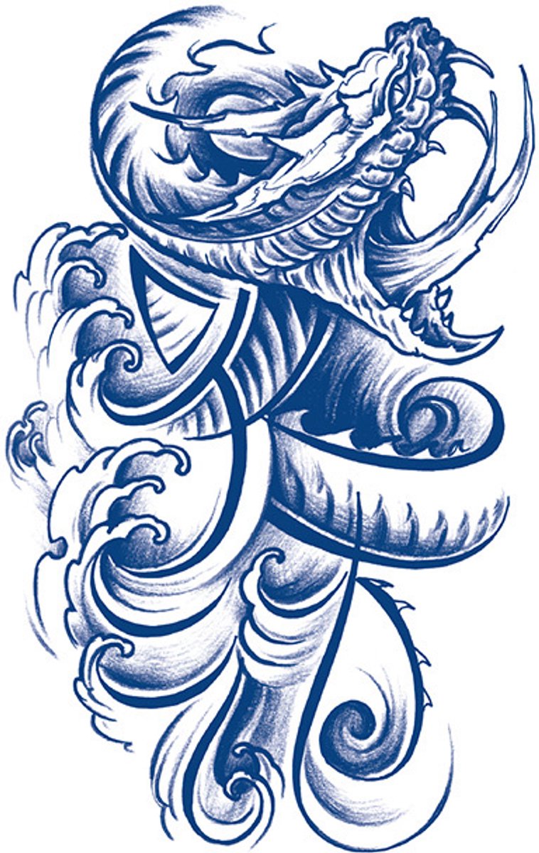 Tijdelijke tattoo Slang arm 2 weken