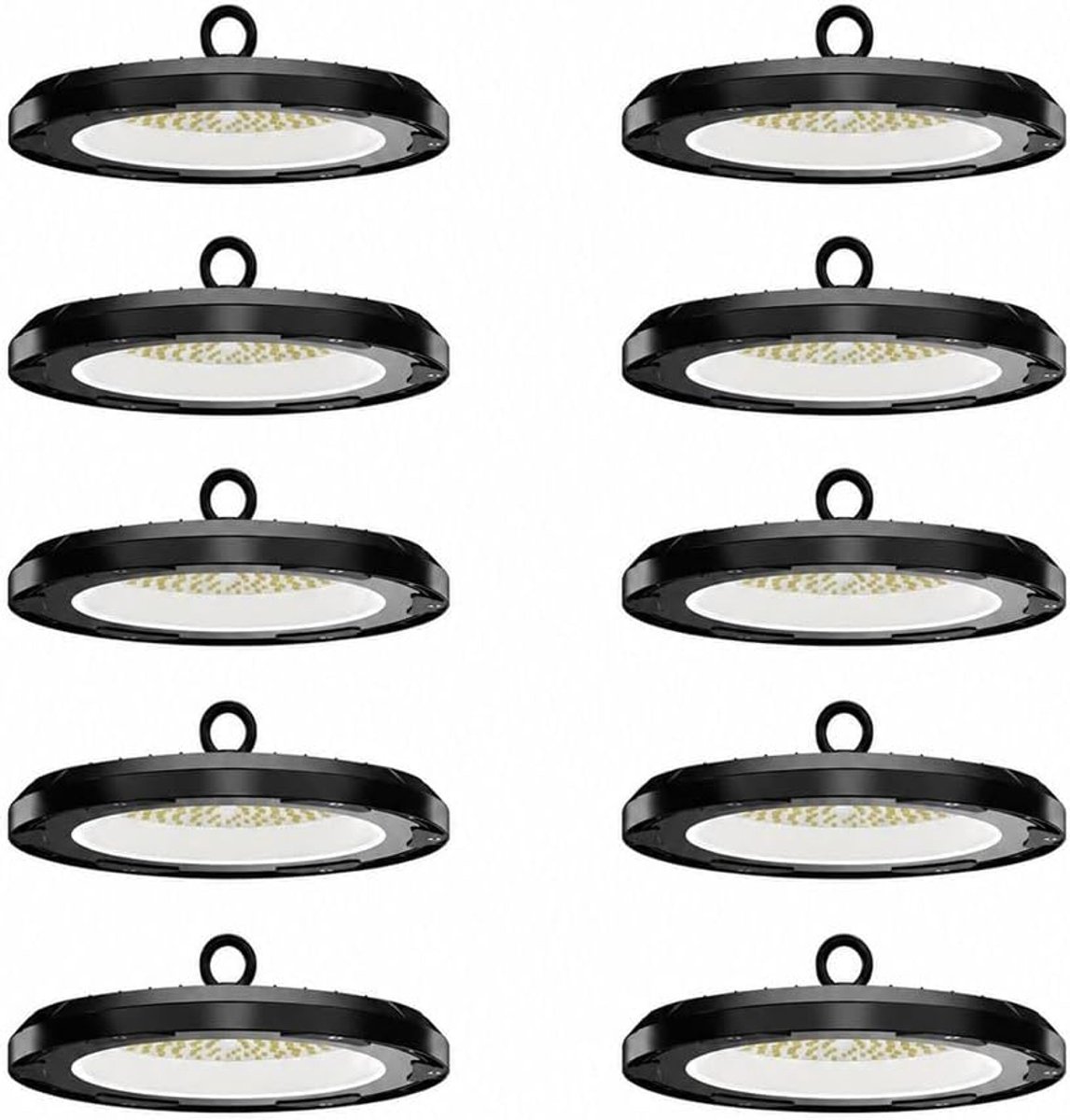 LED High Bay verlichting 100 W - Set van 10 - 14.000 lumen - Ideaal voor magazijn en werkplaats - ShopVlot