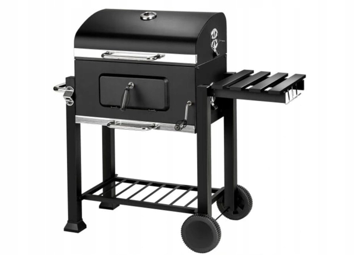 Grill Meister Koolgrill 100x103x68cm met Thermometer & Zijplank