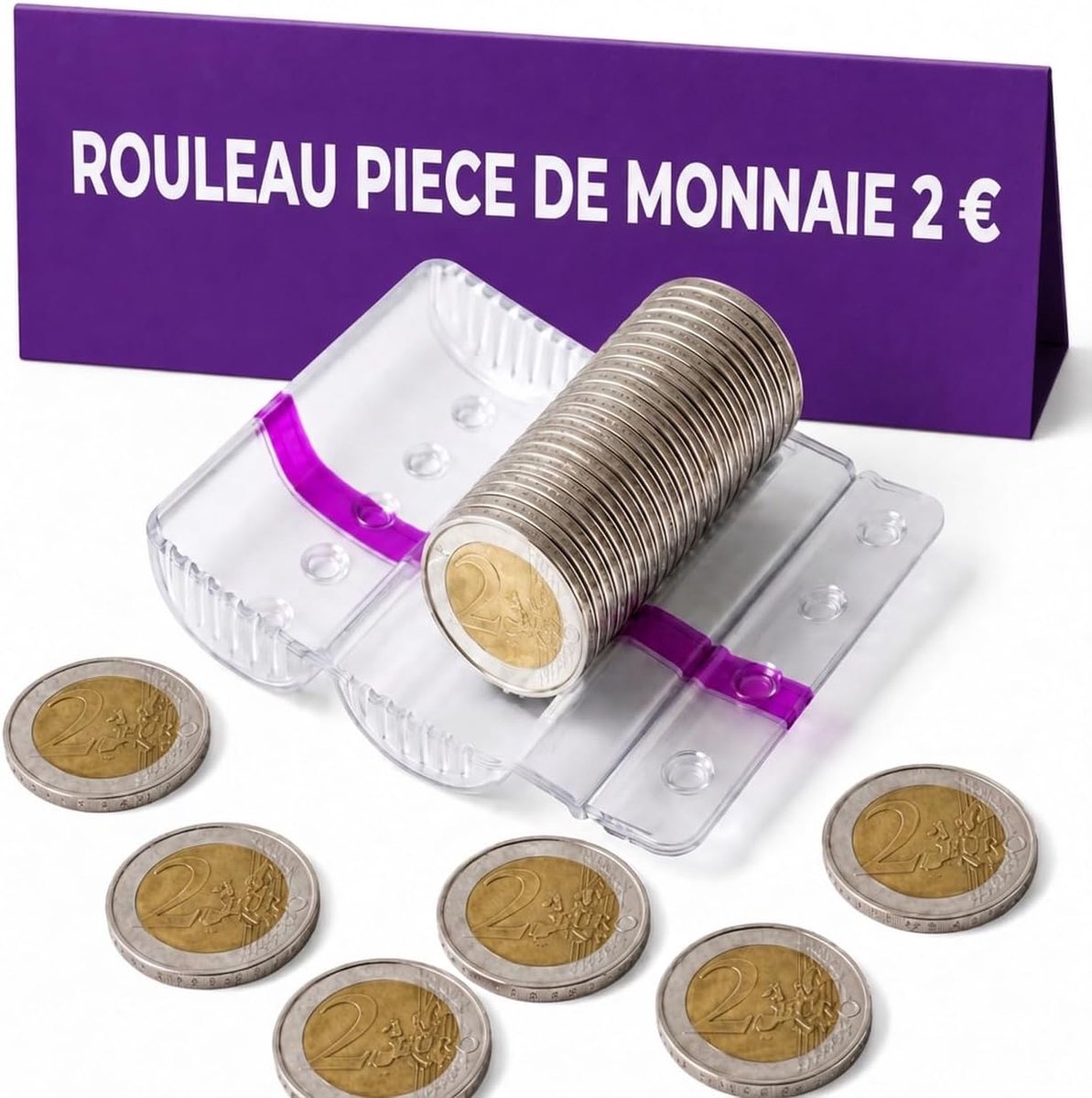 Blisterpacks voor munten 2 euro - 100 stuks - Europese maat - organiseer en bescherm je cash - ShopVlot
