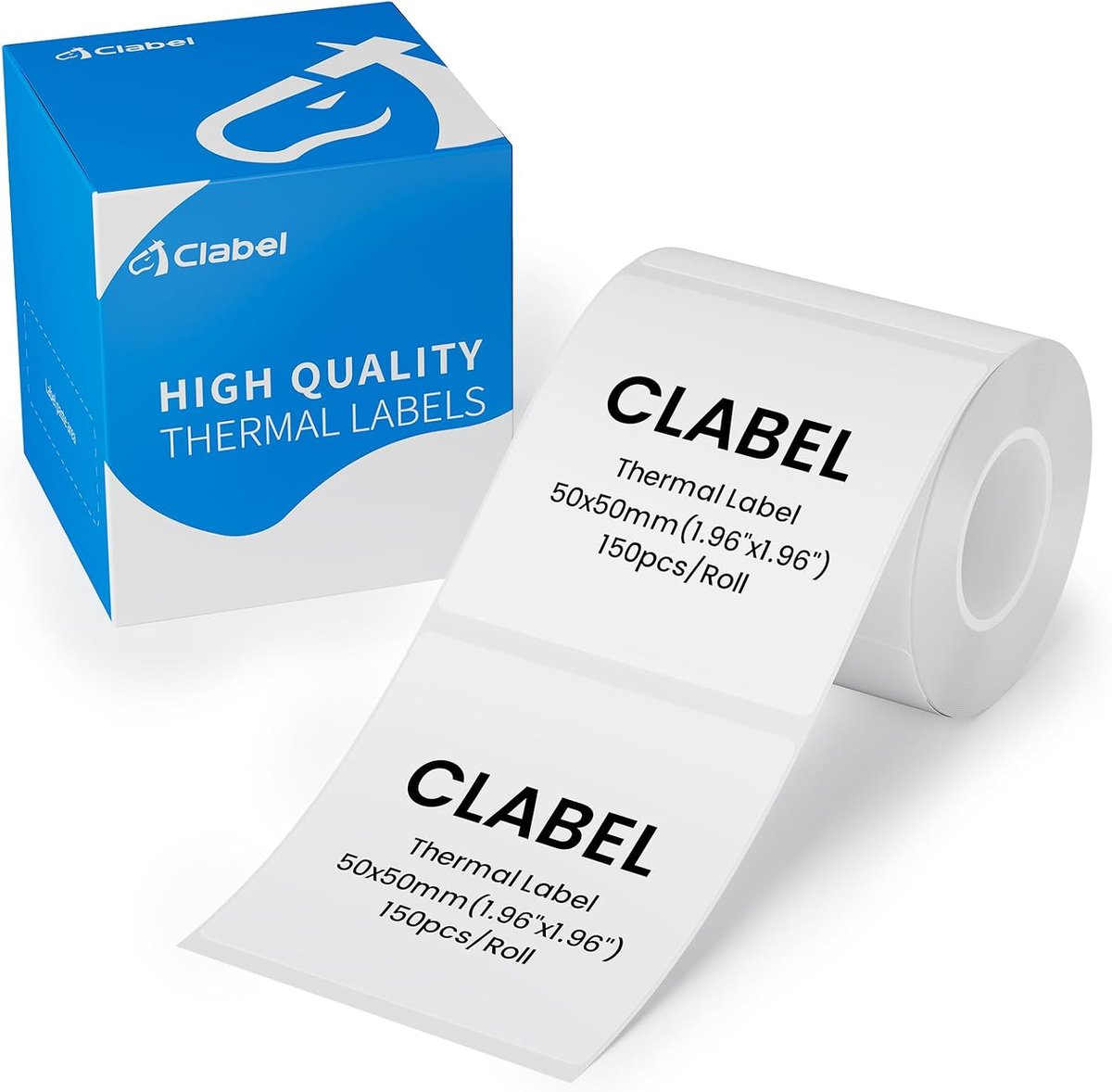 Thermo-witte label tape 50 x 50 mm - verbeterd en waterdicht - geschikt voor koeling en diepvries - ShopVlot