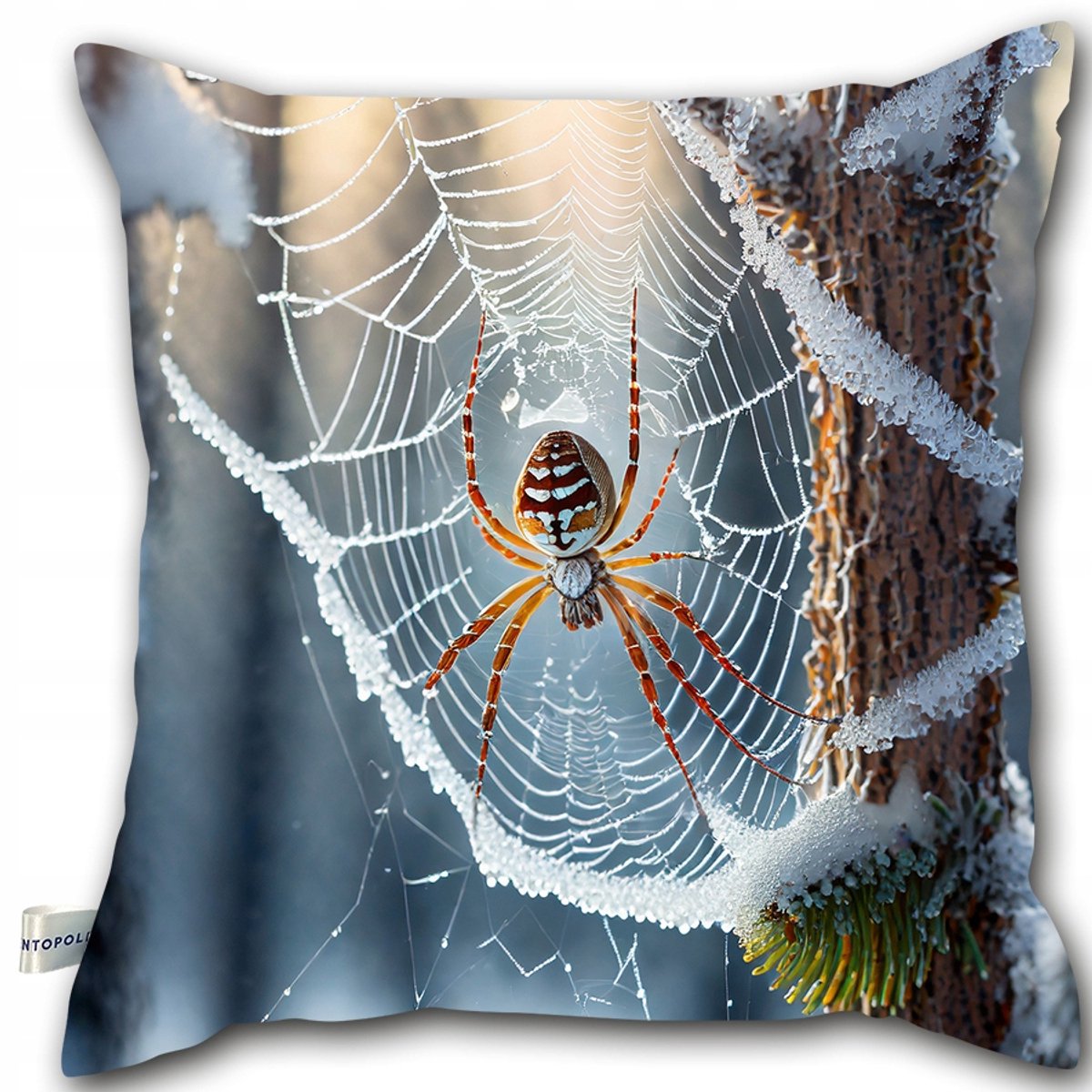 Sierkussens 40x40 cm met spinnenprint