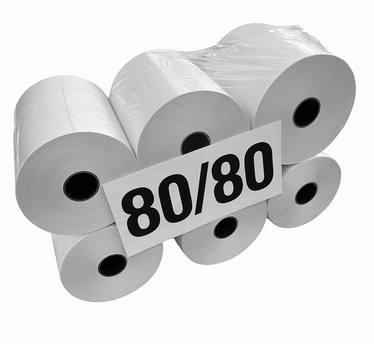 Thermische kassa's 80 mm x 80 m - 6 rollen