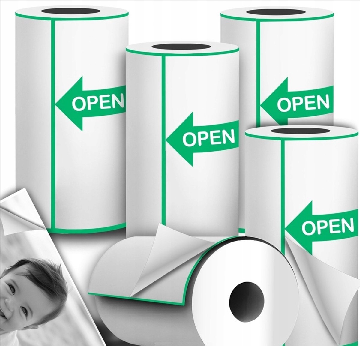 5x stevig Thermisch Papier voor Mini Printer