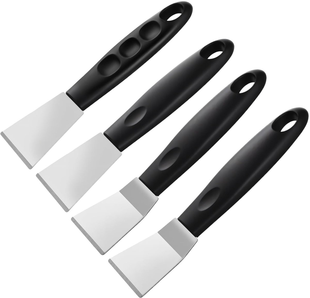 Professionele 3D Printer Spatula Set van 4 Stuks - Duurzame Verwijderingsgereedschappen voor Modellen met Comfortabele Handgreep en Luchtbelverwijderaar