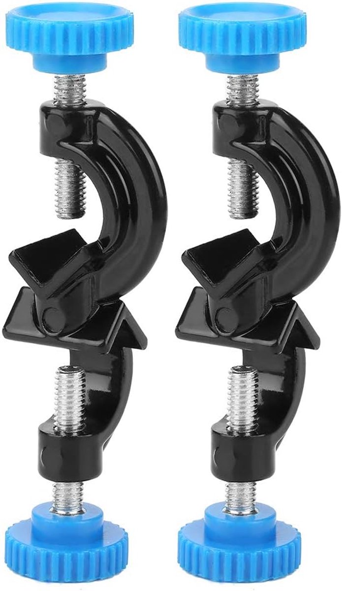 Lab klemhouder 2pcs - grote metalen klem - handige grip - ideaal voor laboratoria - SnelShoppen