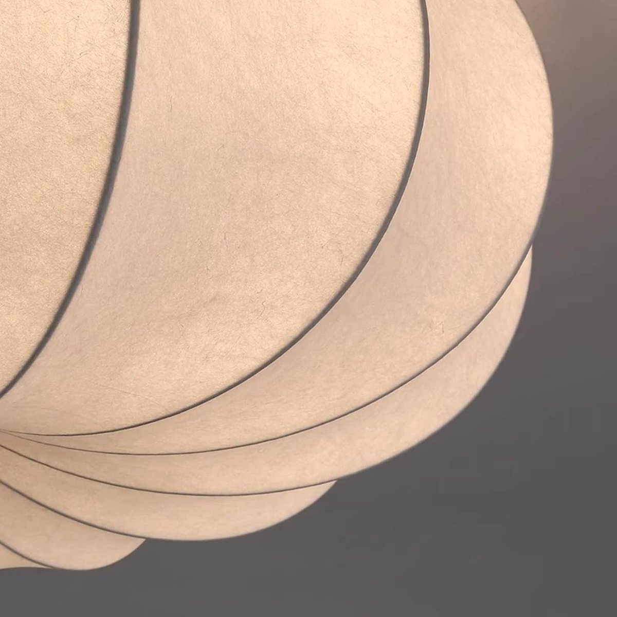 Plafondlamp 40cm - zijdeachtig - Japanse Wabi Sabi stijl - perfect voor woonkamer - SnelShoppen