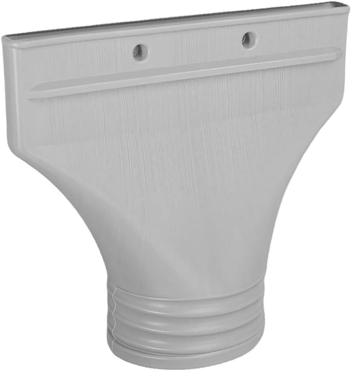 Luchtconditioner Duct Adapter 10cm - Platte Verbinding - Robuust ABS - Eenvoudige Installatie - SnelShoppen