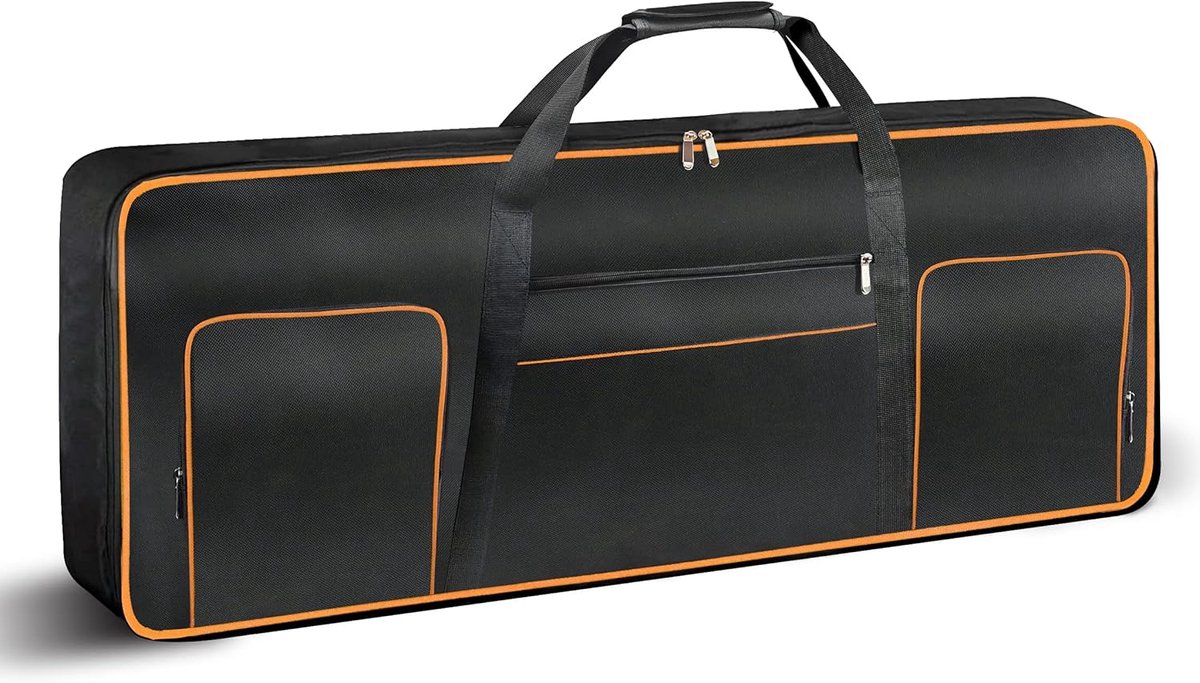 Keyboardtas 61 toetsen - 40"x16"x6" - waterdicht 600D Oxford stof - stevige bescherming voor je keyboard - SnelShoppen