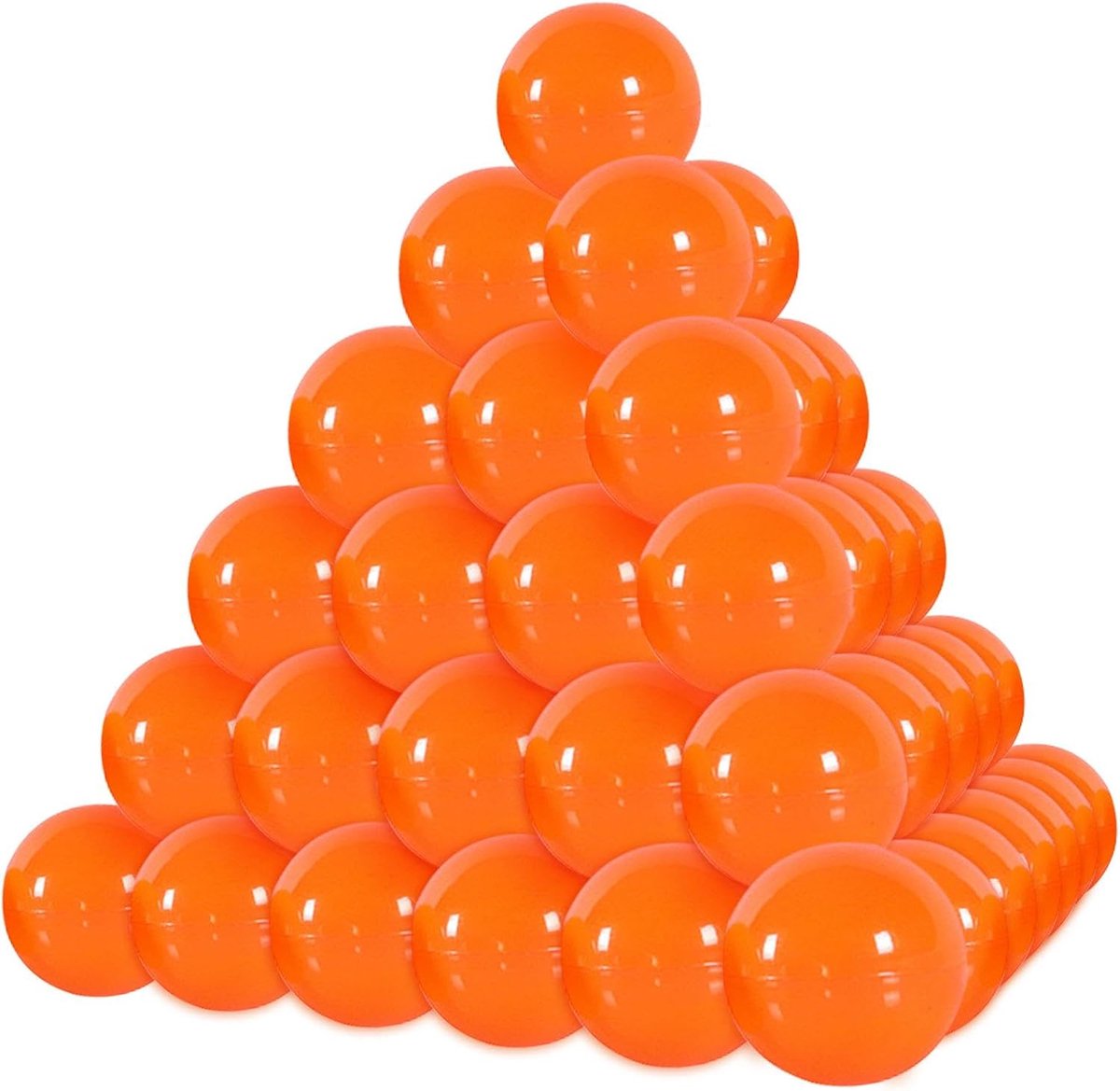 Tombola ballen 50 stuks - 3 cm plastic - vulbare trekkingballen - leuk voor feest en spel - SnelShoppen
