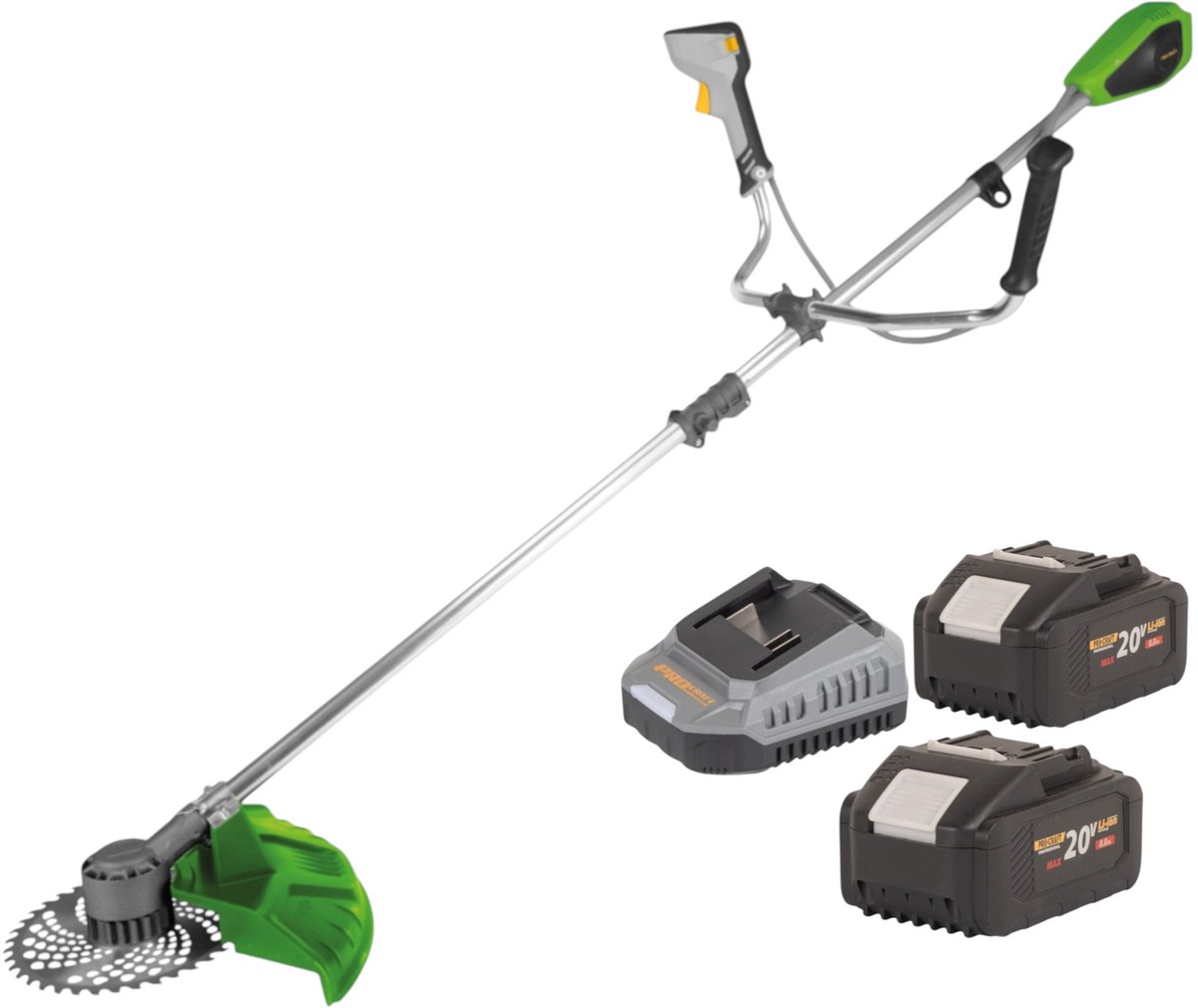 Procraft PTA-31-BB accu-bosmaaier 20 V 420 mm borstelloos + 2x accu 8,0 Ah + oplader