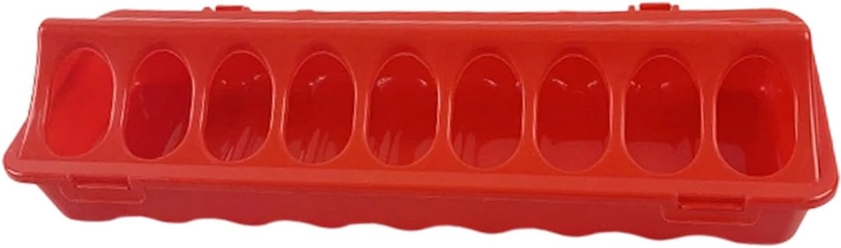 Voederautomaat Gevogelte - Vogelvoerbak Kuikenbak - Voedselverspilling Verminderen - Instelbare Voerhoeveelheid - 30 cm - B