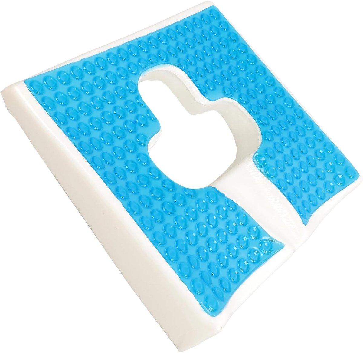 Pillows Anti Bedsores, Breathing Free Fiber Material Bedpain Pillow, T-shaped Opening Triangular Slope Bedsore Pillow - ShopVlot