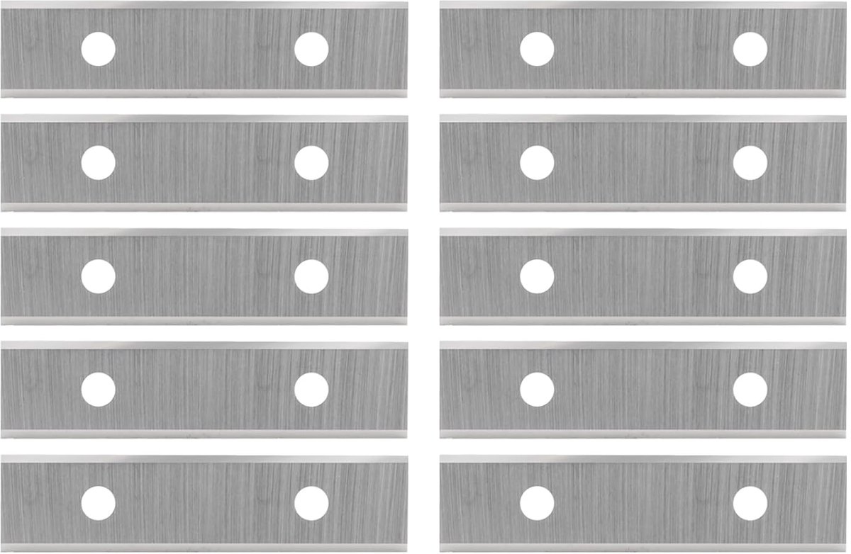 Square 50 mm Carbide Inserts, 10 Pieces Insert Cutting Blades Face Cutter Cutter Paint Scraper, 2 Edges, 50 x 12 x 1.5 - ShopVlot