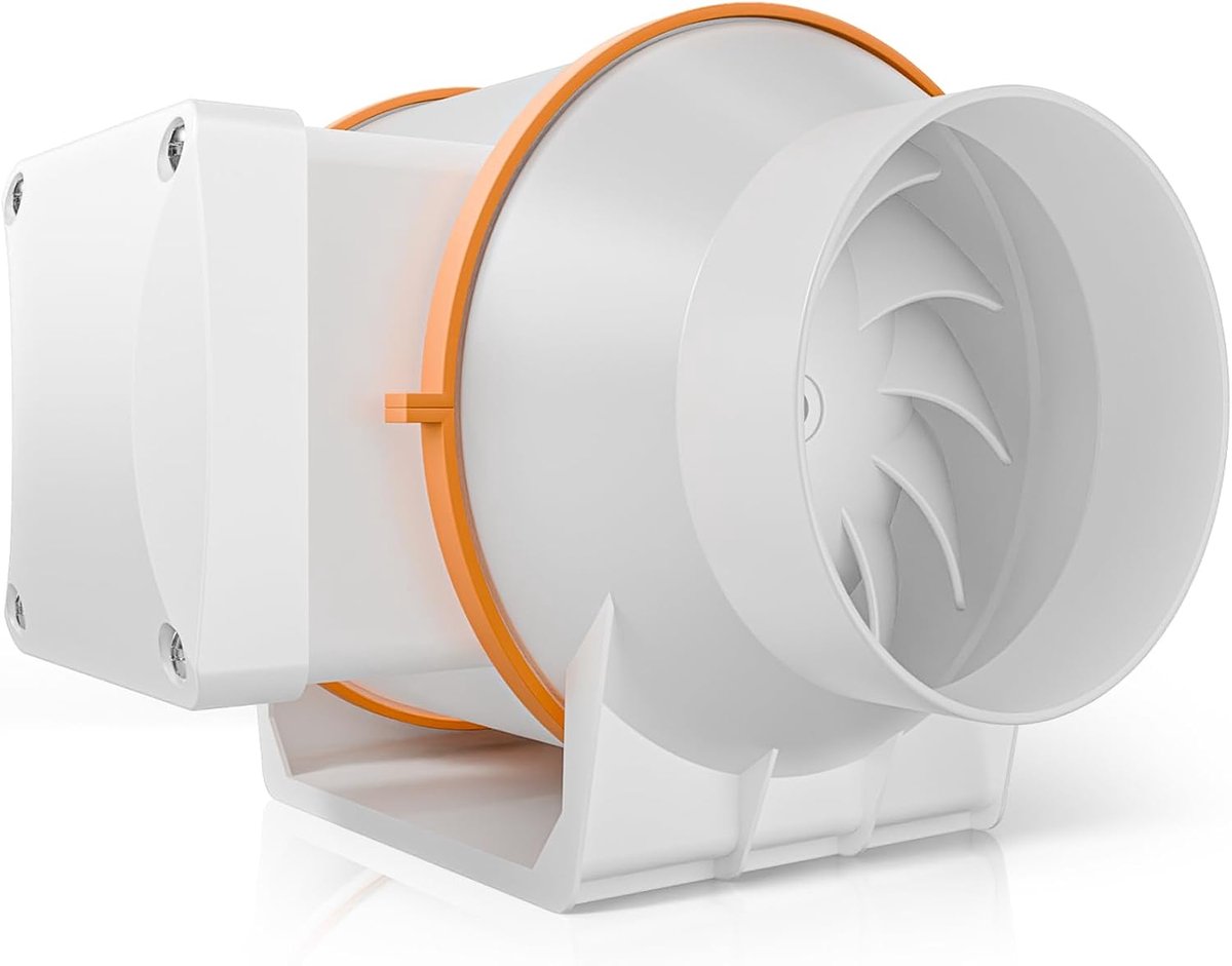 Buisventilator 100 mm afvoerventilator Mini (100 mm, D) - ShopVlot