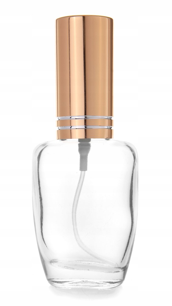 Merkloze Glazen Parfumfles met Aluminium Vernevelaar - 30ml