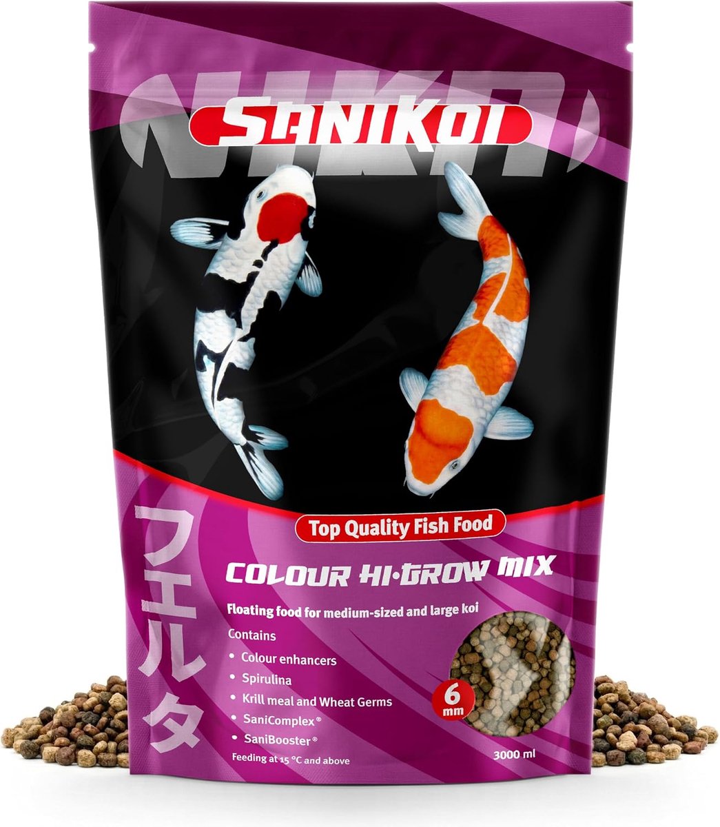 Velda SaniKoi Colour Hi-Grow Mix 1400g 6mm - ShopVlot