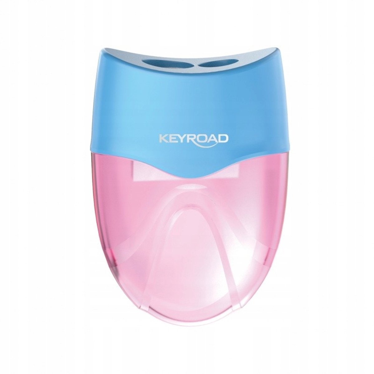 Keyroad Dubbele Pastel Kleur Potloodslijper met Opvangbakje
