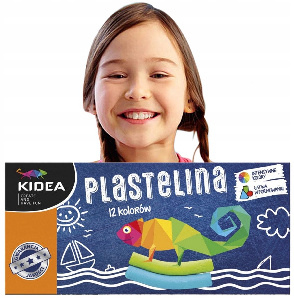 KIDEA Klei-Massa 12 Intensieve Kleuren voor Kinderen