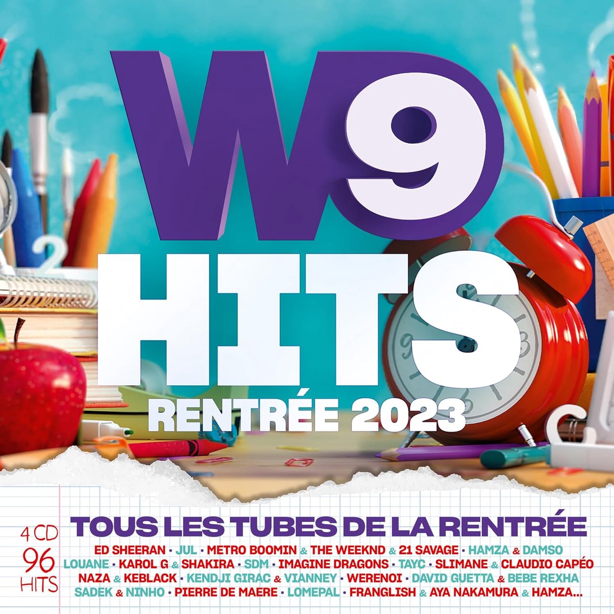 W9 Hits Rentrée 2023 - Muziekverzameling - Pop- en hitsongs - Perfect voor een feestelijke sfeer - ShopVlot