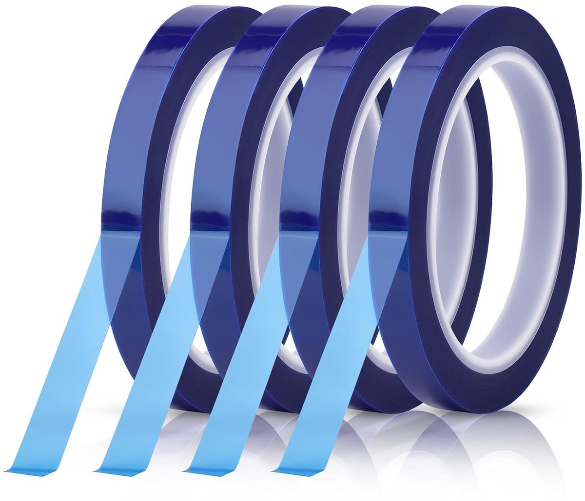 Plakband hoge temperatuur 10 mm x 33 m - hittebestendig - olie- en waterafstotend - veilig voor elektronica - ShopVlot