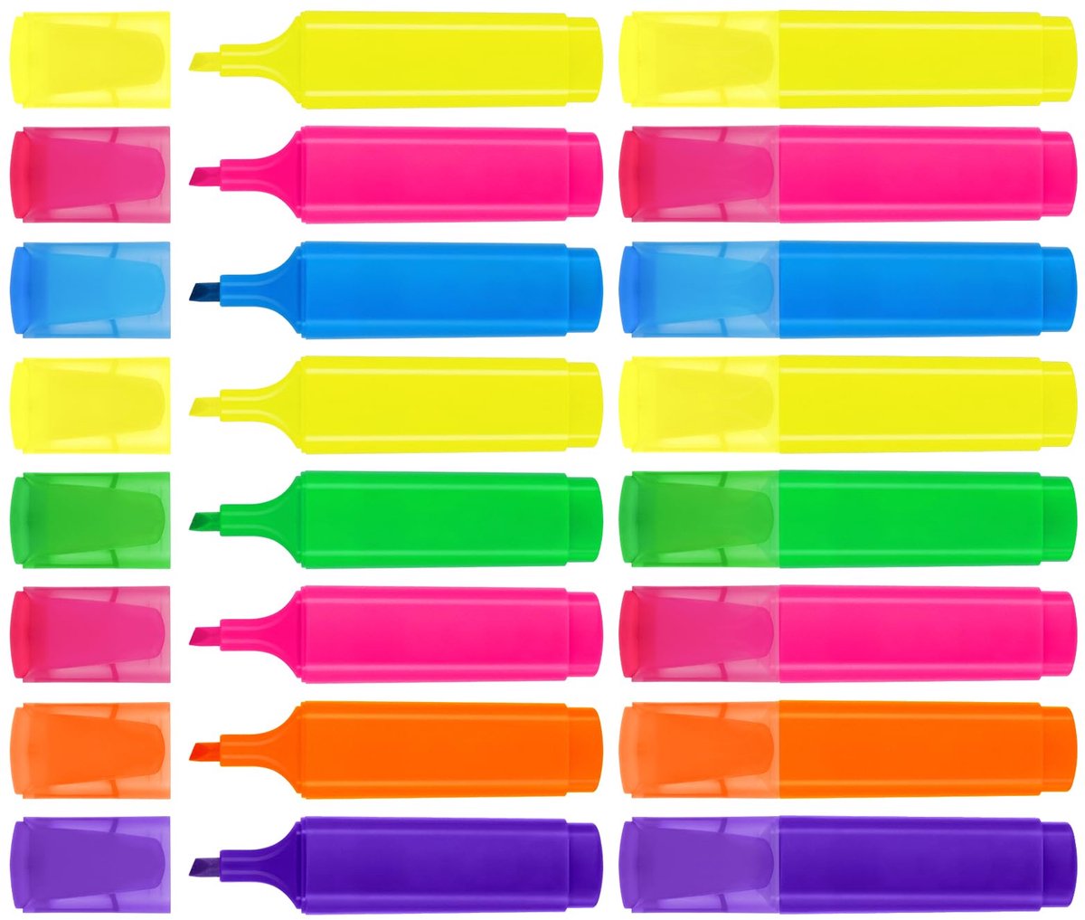Markeerstiften Set 16 Stuks - Pastel Highlighter Pennen - Creatief Cadeau voor School en Kantoor - ShopVlot