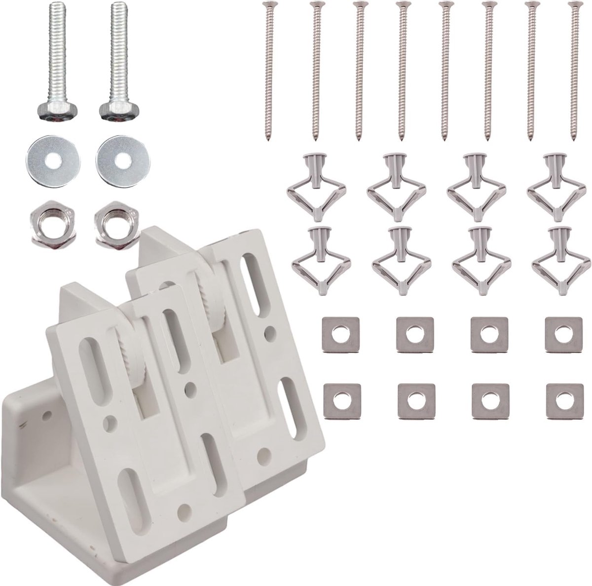 Sloping kit - 2 stuks - opbergoplossing voor schuine meubels - optimaliseer ruimte onder het dak - ShopVlot
