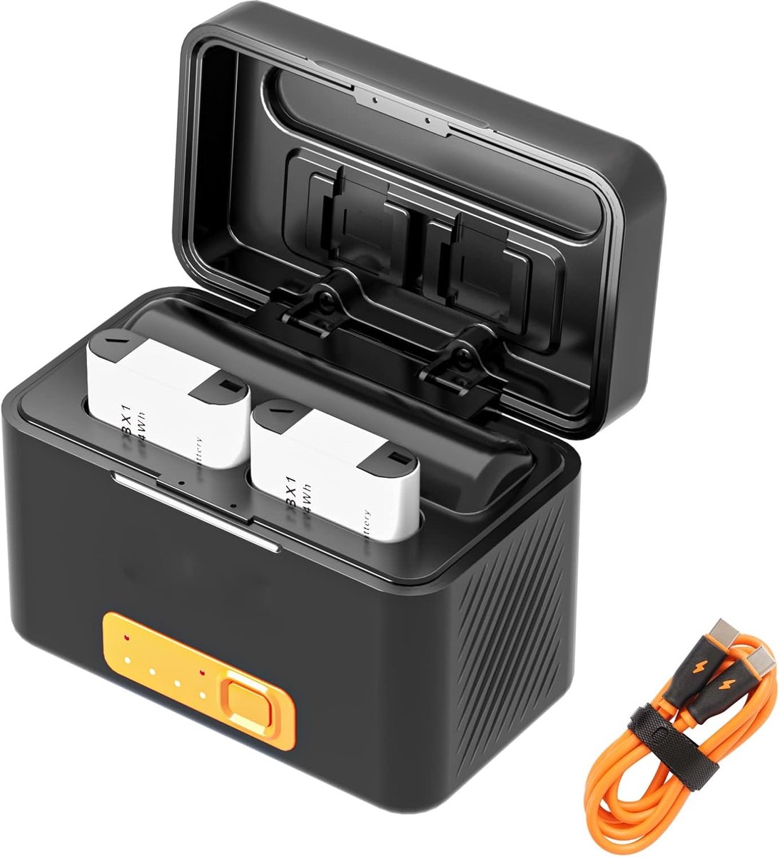 Camera Accu Oplader Set - USB Oplader - Vervangende Accu voor ZV1 RX100 HX50 M5 M6 - Altijd Klaar voor Gebruik - ShopVlot