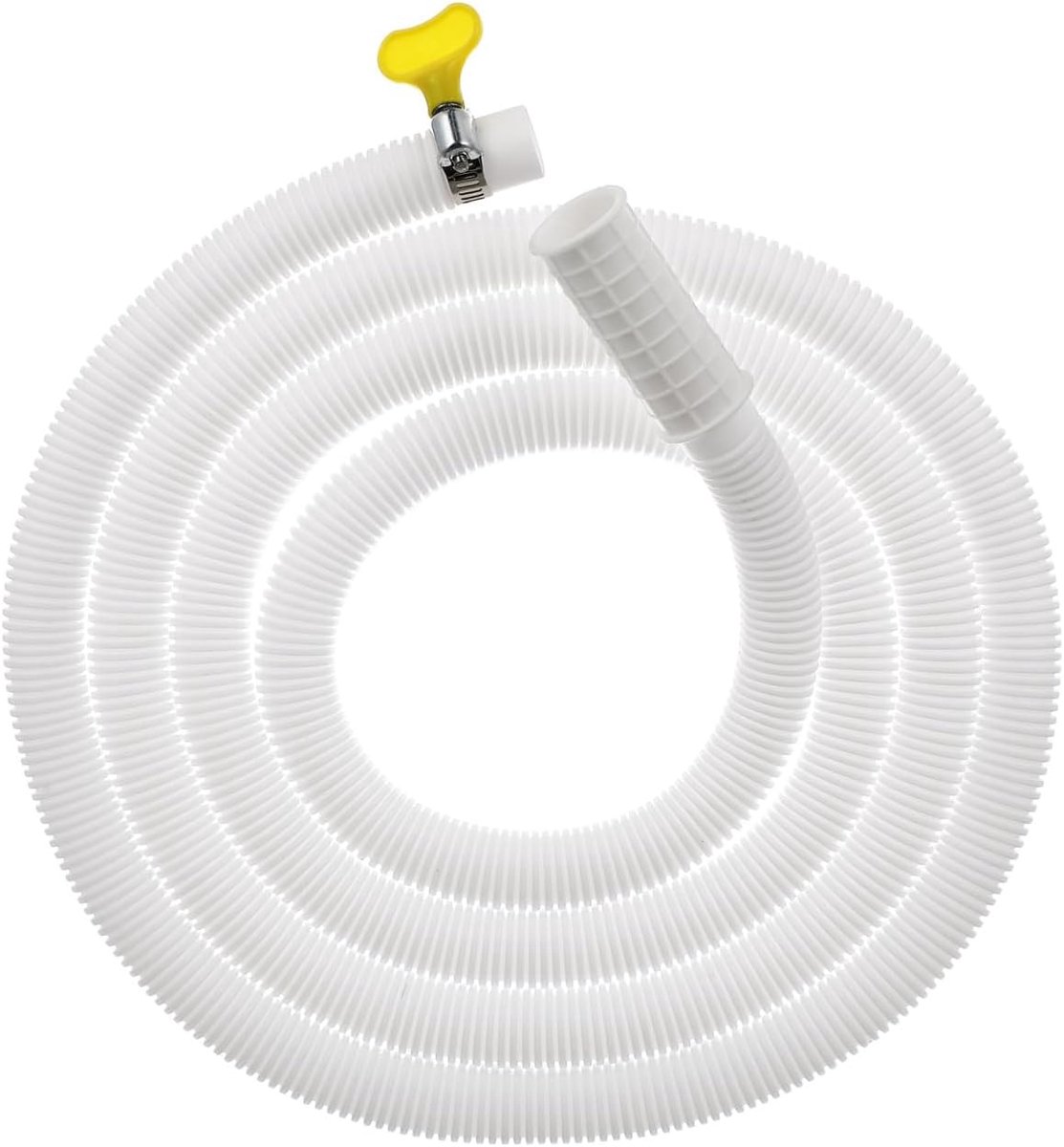 Afvoerslang wasmachine 18 mm - roestvrijstalen klem - eenvoudig te installeren - voor optimale waterafvoer - ShopVlot