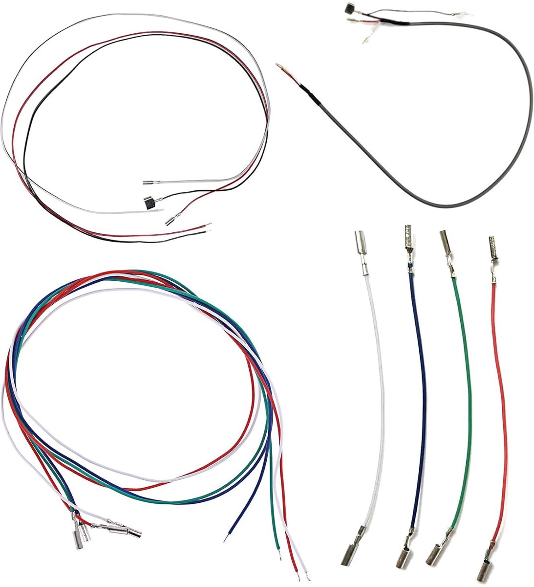 Tonabnehmer phonokabel aansluitkabel - 1 set - verzilverd - duurzame verbinding voor platenspeler - ShopVlot
