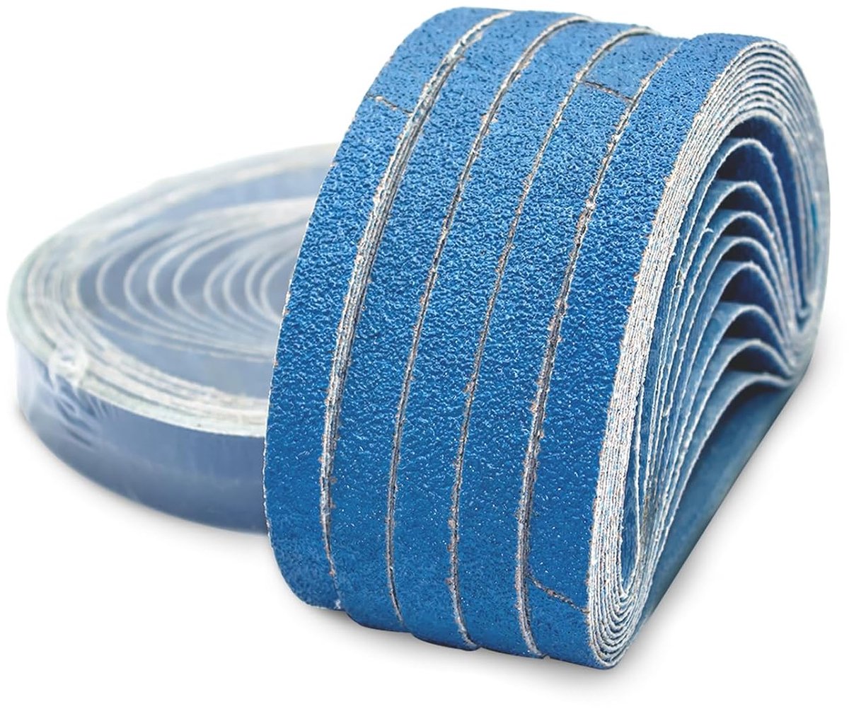 Schuurbanden 13 x 457 mm - zirconium corundum - 30 stuks - ideaal voor metaal en hout schuren - ShopVlot