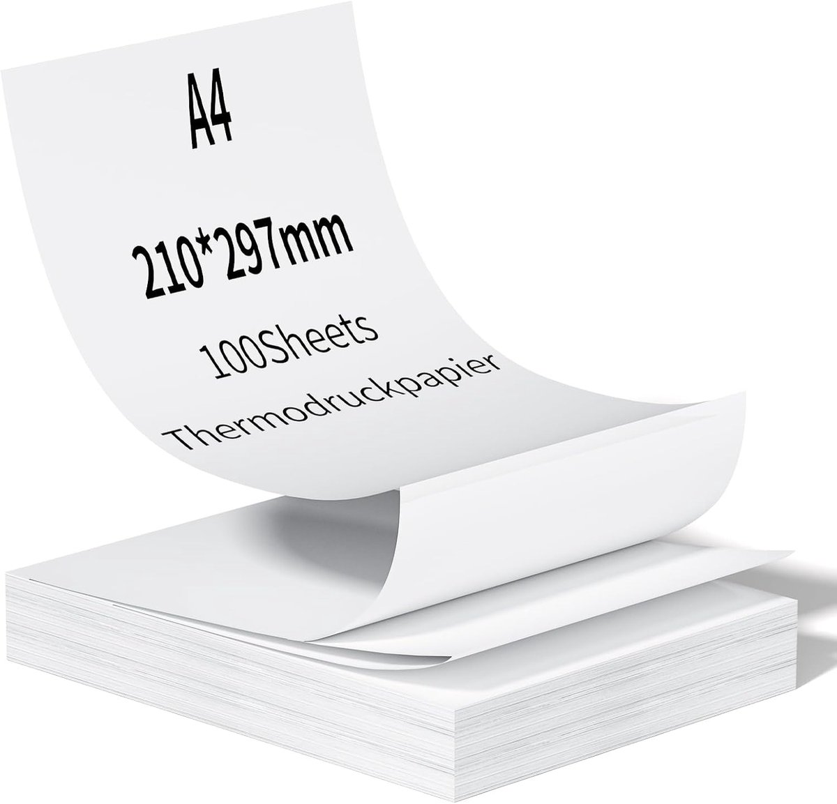 Thermisch papier A4 - 100 vellen - voor M08F, M832, M835, Q302 en meer - heldere afdrukken - ShopVlot