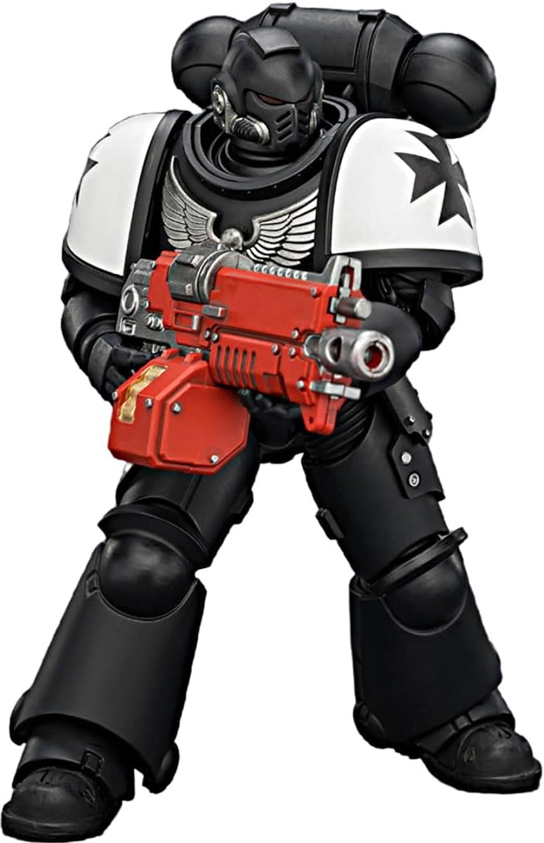 Actiefiguur Warhammer 40.000 Black Templars Intercessor - 1/18 schaal - inclusief wapens - perfect voor verzamelaars - ShopVlot