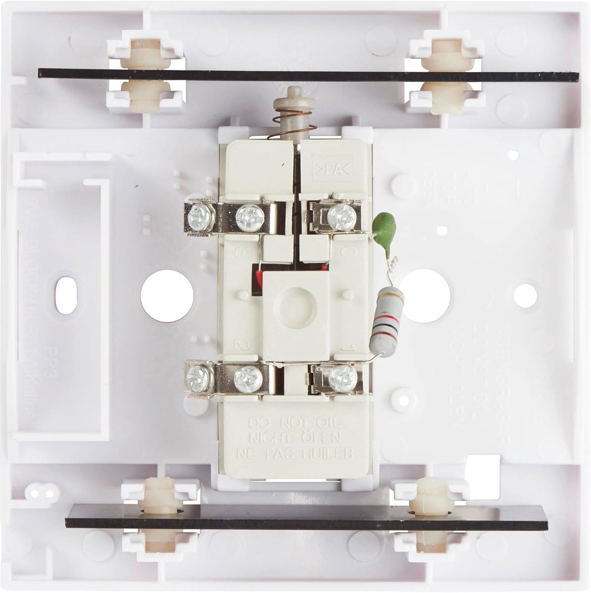 Gong 230V - max 83 dBA - pure white - helder geluid voor uw deur - ShopVlot
