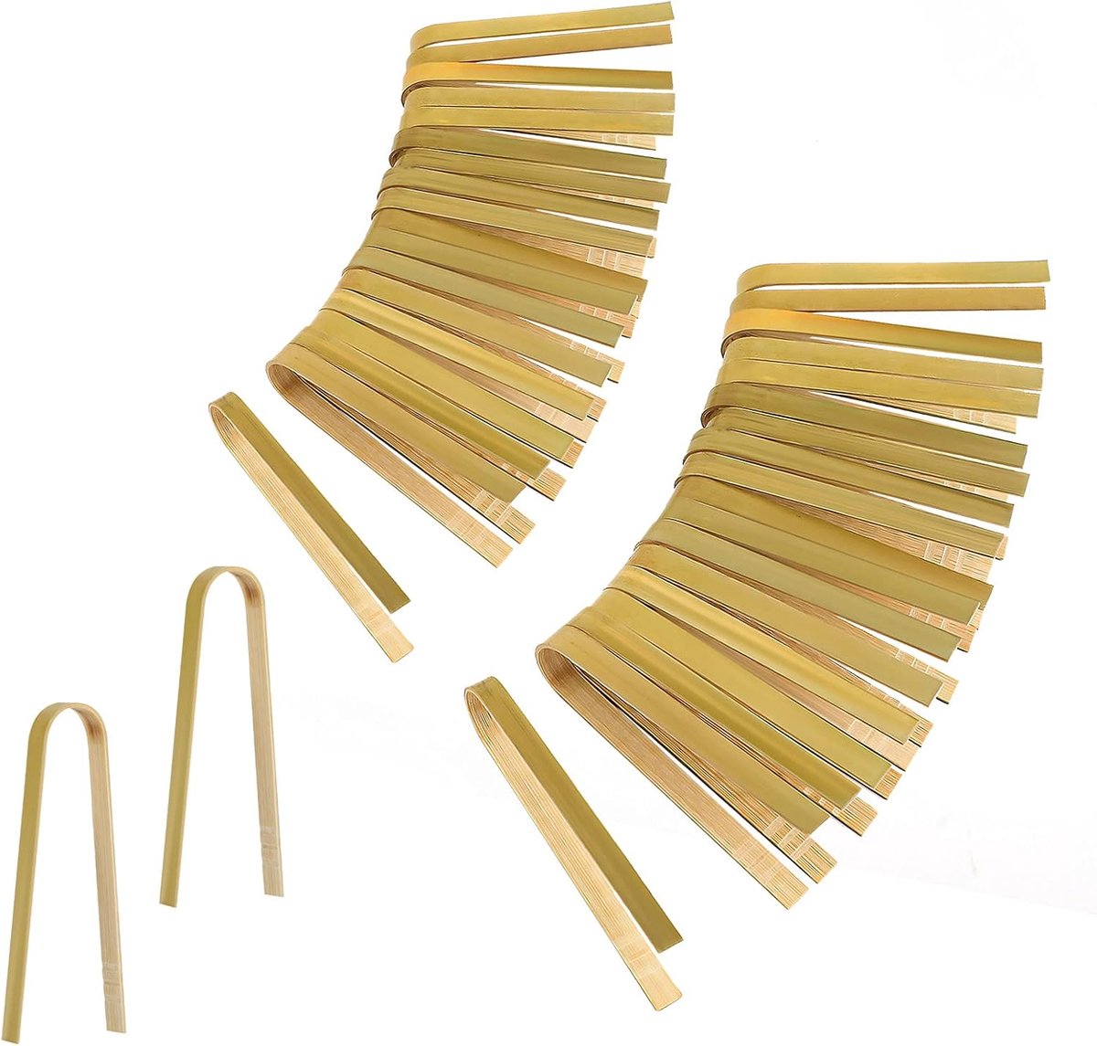 40st 10cm Houten Tang Wegwerp Kookgerei Houten Tang Koken Natuurlijke Toast Tang om te Koken