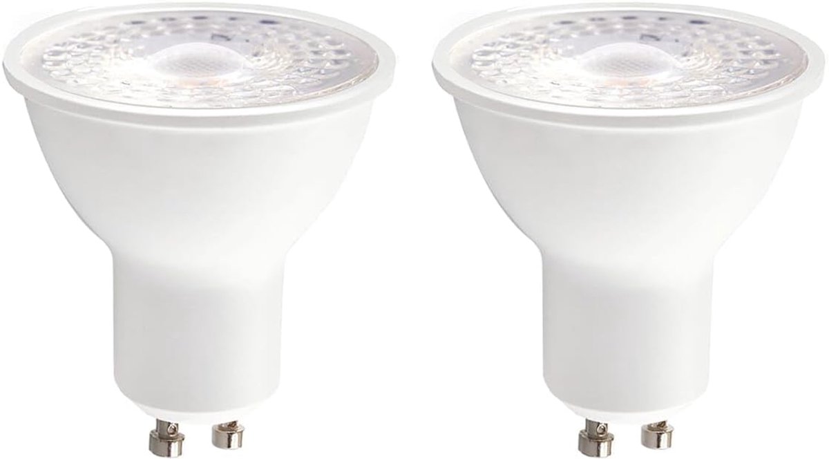 Premium LED Spot GU10 5W - 450lm - 3000K - 230V - 30.000 Branduren - Voor Plafondlampen, Hal of Woonruimte - GU10 Fitting - 2 stuks