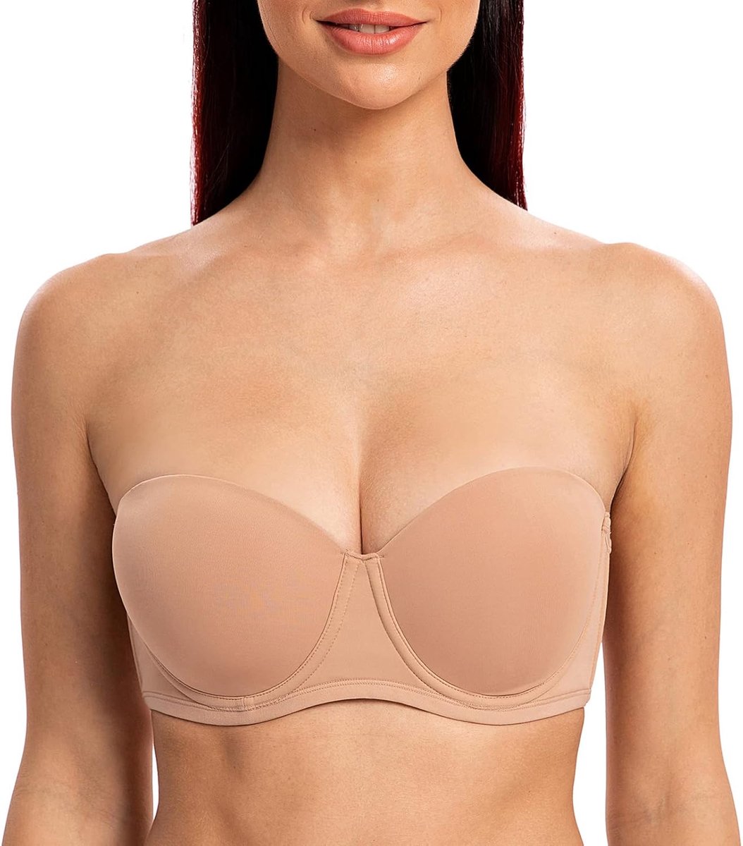 Dames Comfort Beugel Ongewatteerde Grote Borsten Strapless bh