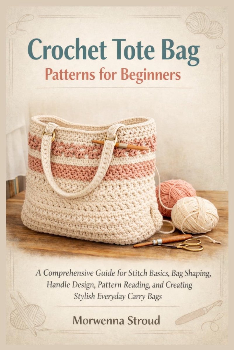 Tote Bag Patterns for Beginners: A Comprehensive Guide for Stitch Basics, Bag Shaping, Handle Design, Pattern Reading, and Creating Stylish Everyday Carry Bags