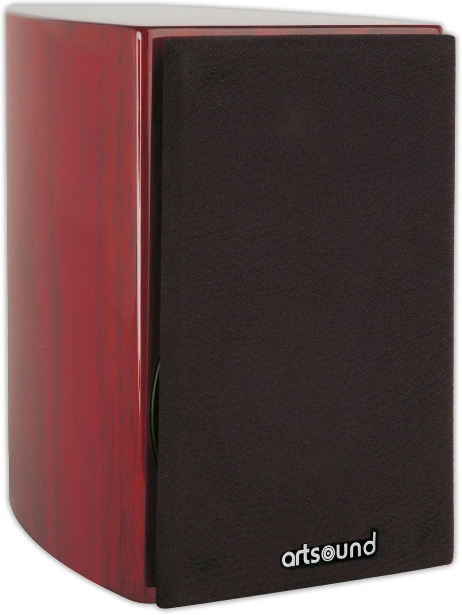 Multimedia speaker 2-way - 110 W - kersenrood - krachtige geluidsweergave - SnelShoppen