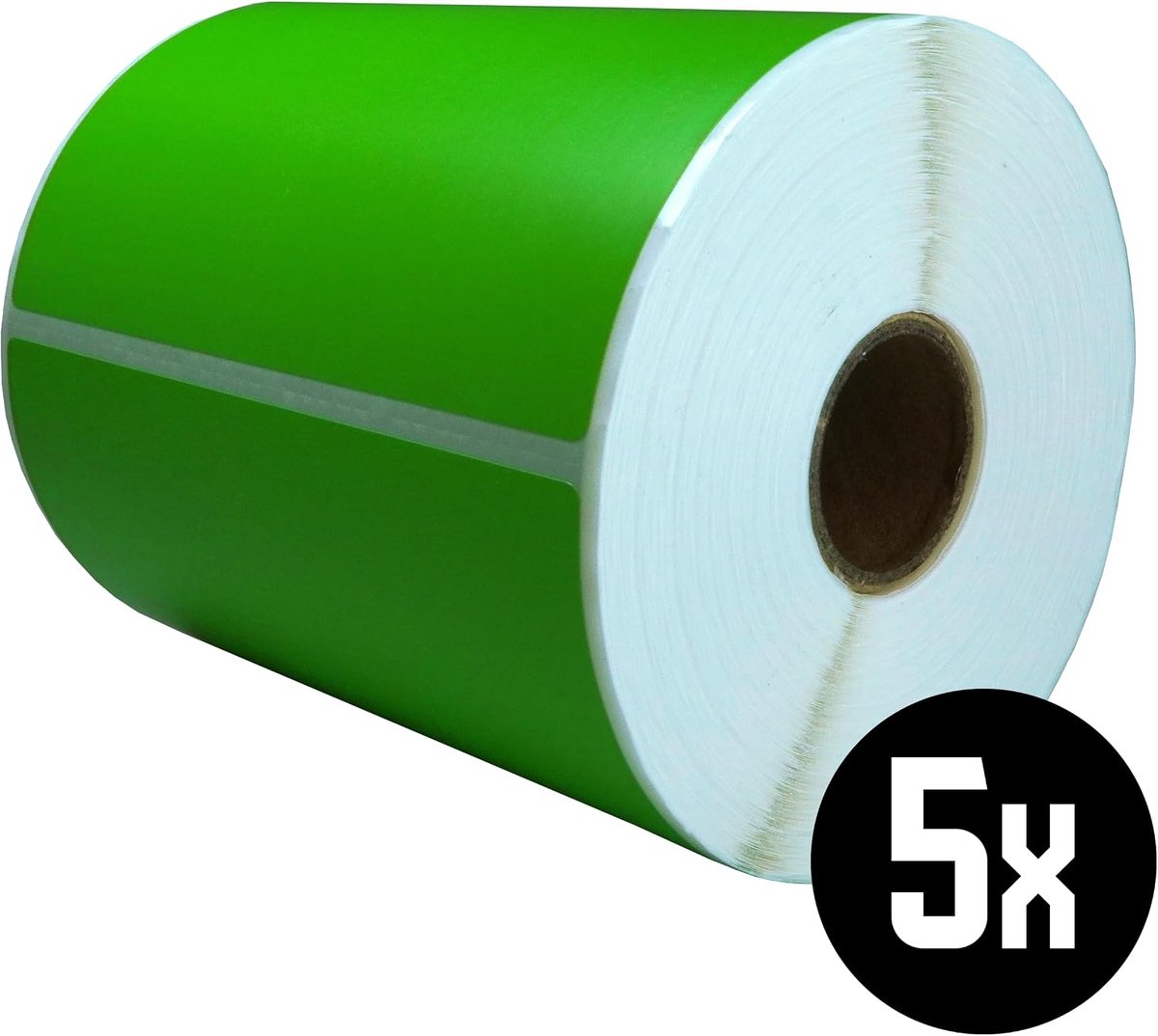 Thermo Etiketten 102x152mm - Groen - Permanent - Geschikt voor verzending - SnelShoppen