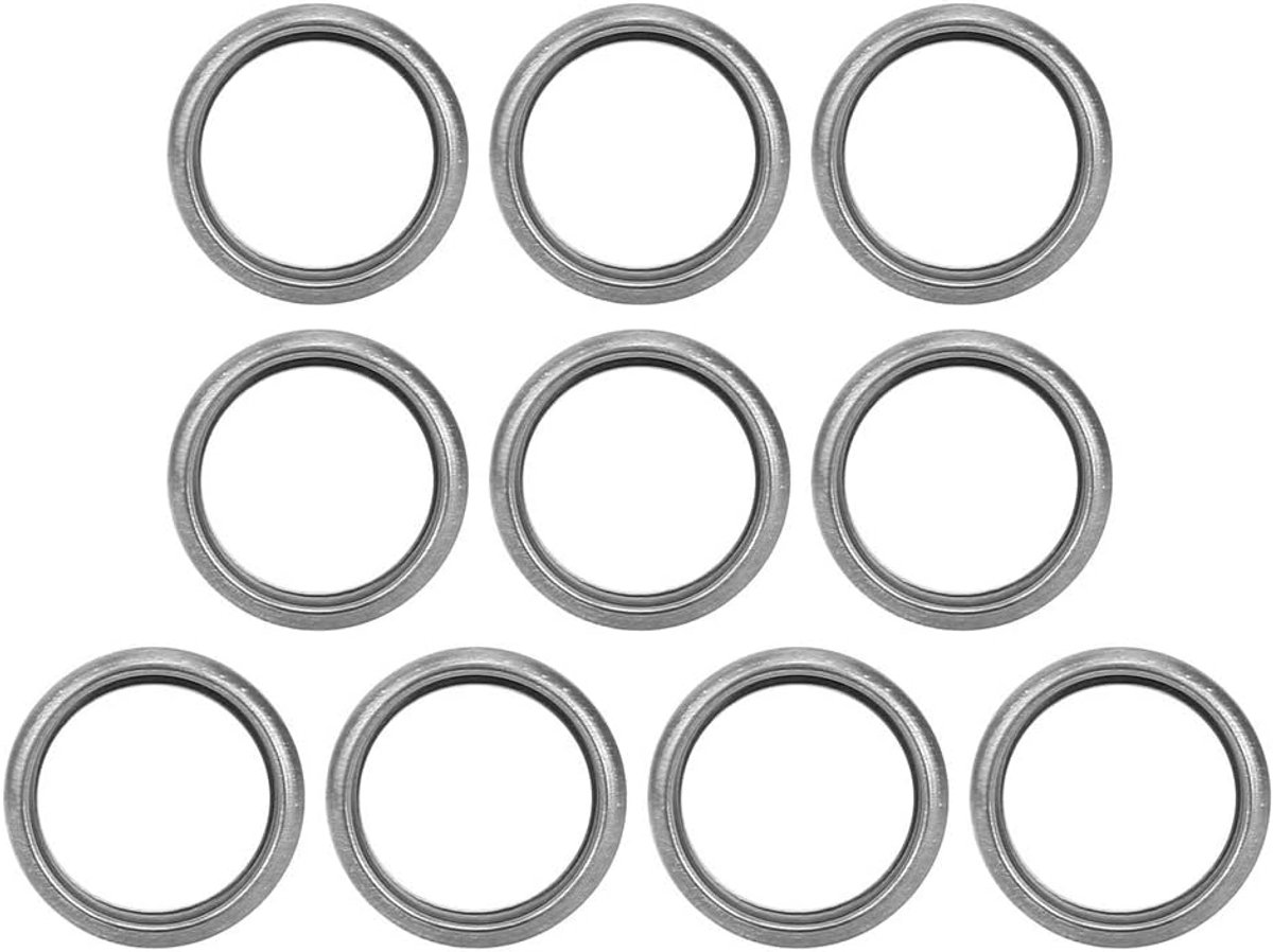 10 stks Olie Afvoer Plug Pakkingen, 16mm ID 803916010 Olie Afvoer Plug Crush Pakkingen Vervanging Onderdelen