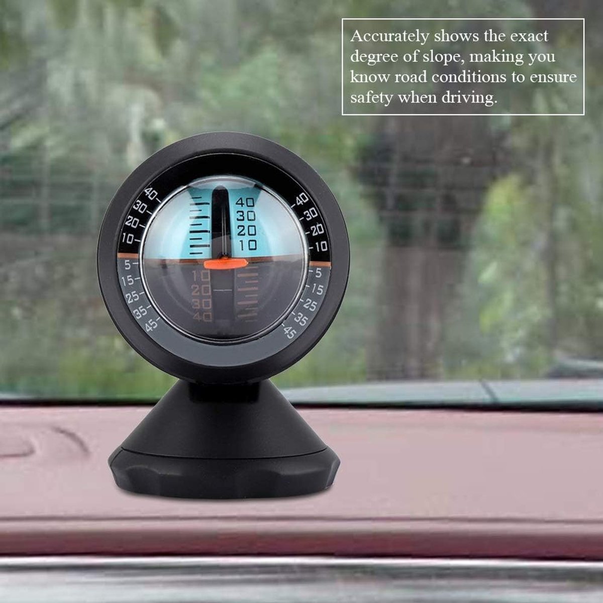 Clinometer - Auto Voertuig Inclinometer, Helling Indicator, Meter Niveau Tilt Gauge Verkeersveiligheid Instrument.