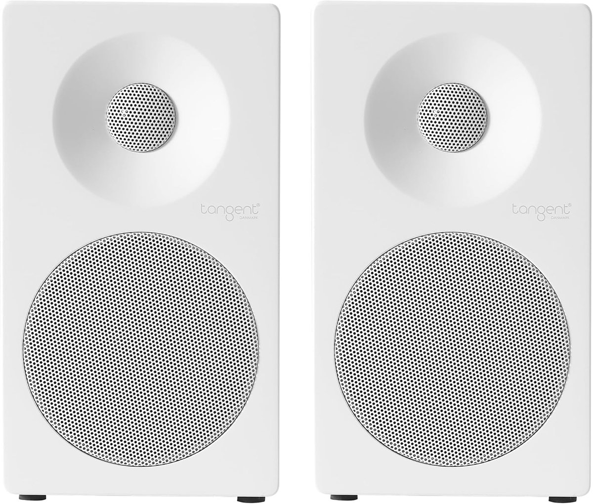 Plankluidsprekers X4 - compact design - witte afwerking - uitgebalanceerd geluid - SnelShoppen
