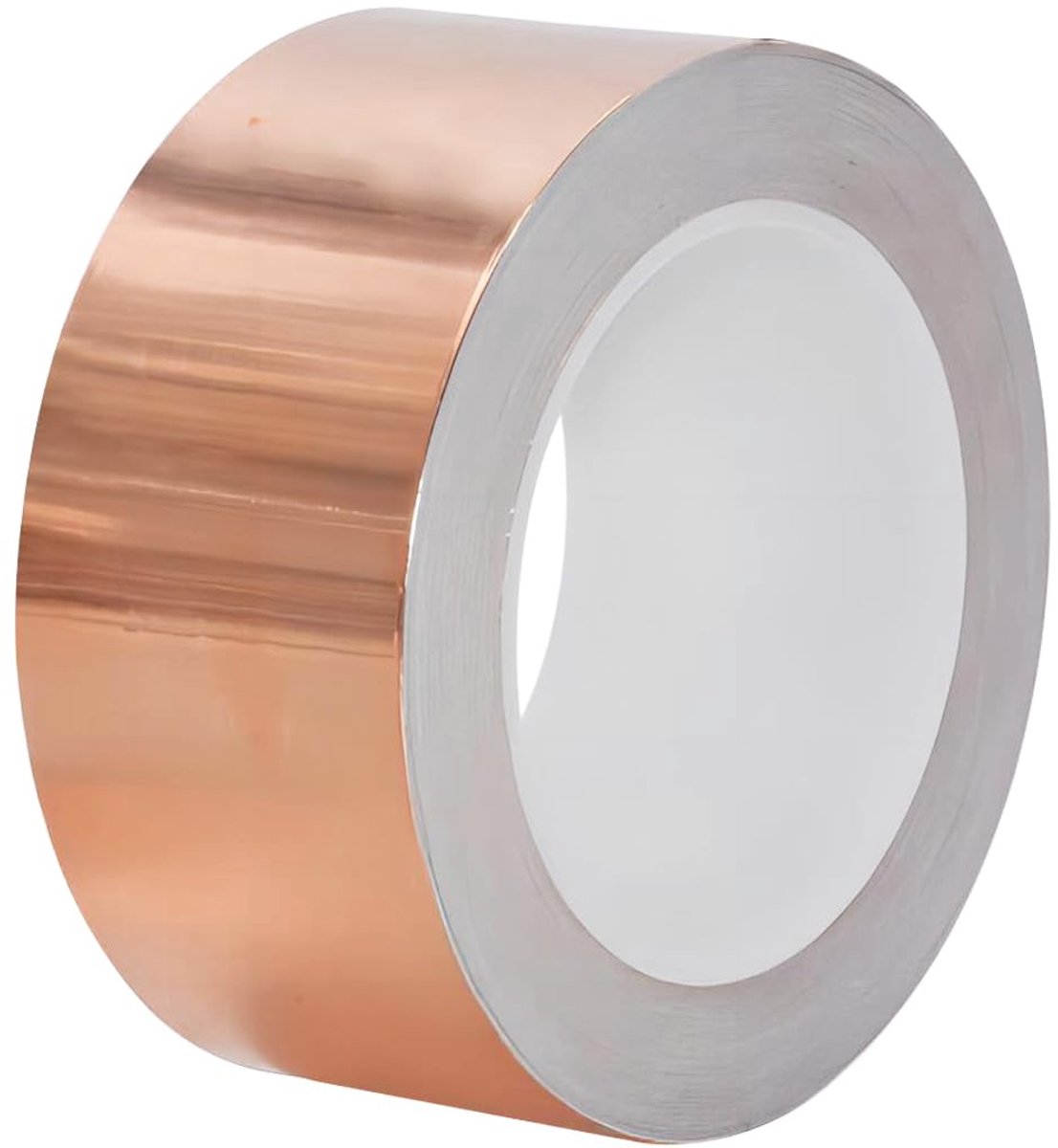 1 Stuk Koperen Plakband, 55mm x 20m, Kopertape Zelfklevend, Enkelzijdig Geleidend, voor Circuits en Elektrische Reparaties
