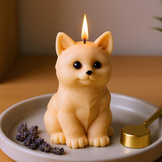 Staande kattenkaars, gietvorm, siliconen vormen voor het maken van aromatherapiekaarsen, gips, klei, ambachtelijke kaars, huisdecoratie — afbeelding 2