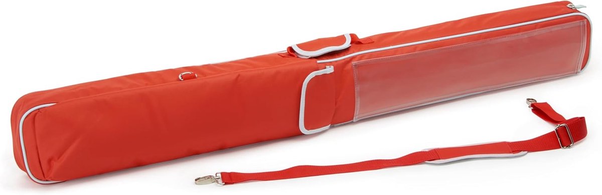 Waterpas 180 cm beschermtas | Gewatteerd tasje voor waterpas tot 180 cm | Met buitenvak voor accessoires en praktische draaggreep