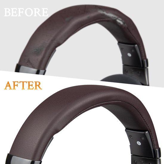 Hoofdbandhoes headband voor Sennheiser HD579/HD595/HD595SE/HD598/HD598SE/HD598CS/HD598SR/HD599/HD599SE hoofdtelefoons, vervangend hoofdbandkussen reparatieonderdeel — afbeelding 3