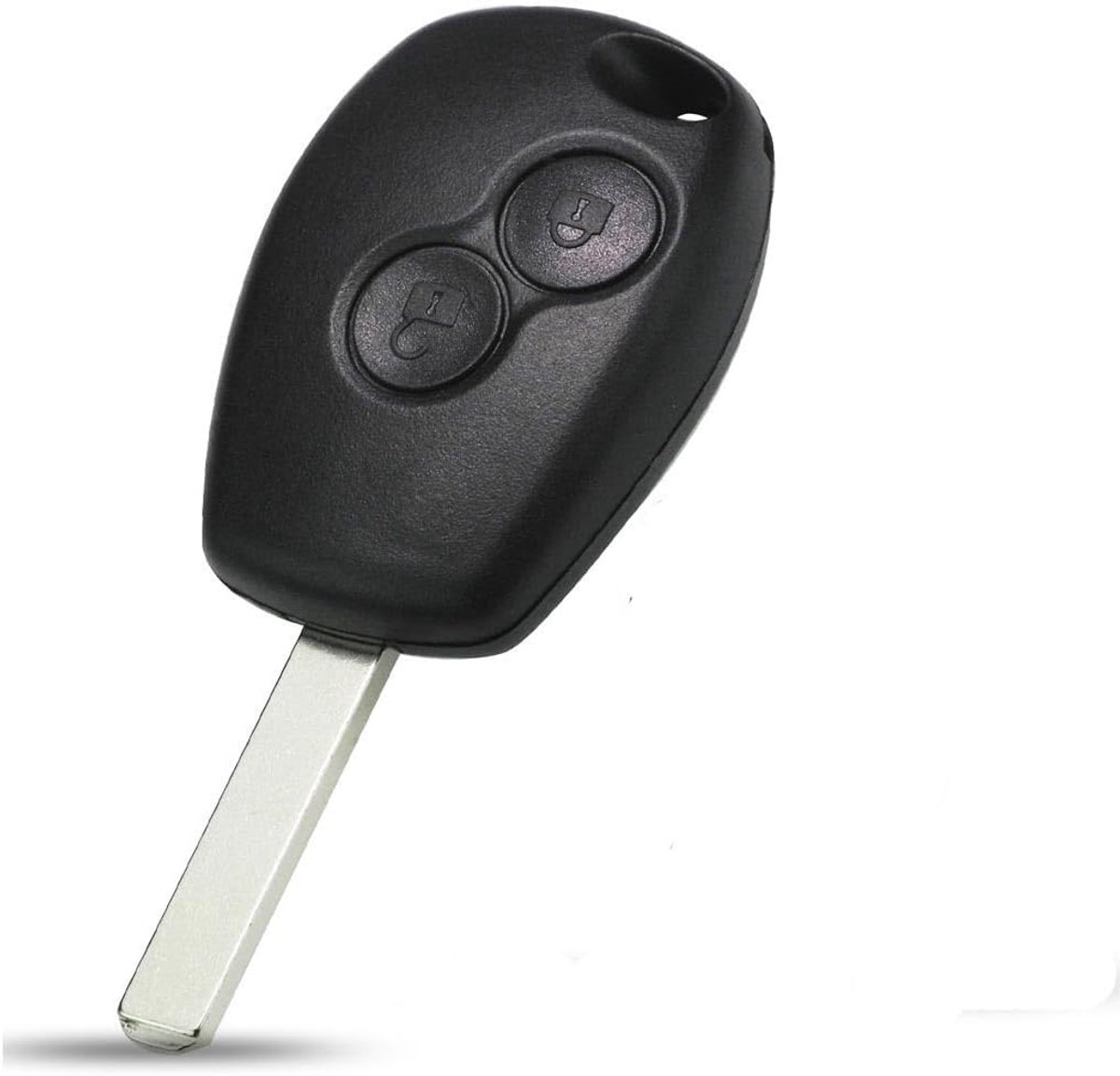 3 sleutel – compatibele sleutel met afstandsbediening voor Renault Clio 3 / Twingo/Modus/Kangoo/Master/Trafic – PCF 7947 – ID46 – lemmet VA2